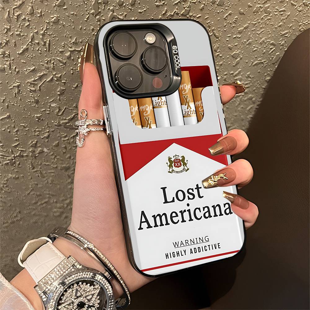 M-MGK Lost Americana LA Phone Case For iPhone 15,16,12,14,13,17,11,E,Pro,Max,Plus,Air,Mini Black TPU Cover