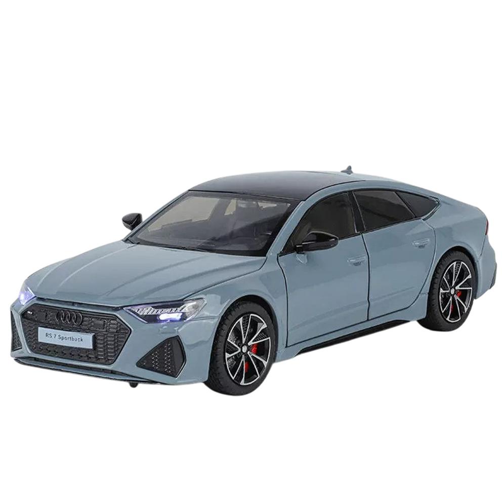 

My Car 1:24 Scale Diecast Metal RS7 Model Car Collectible Figurine - Gray
