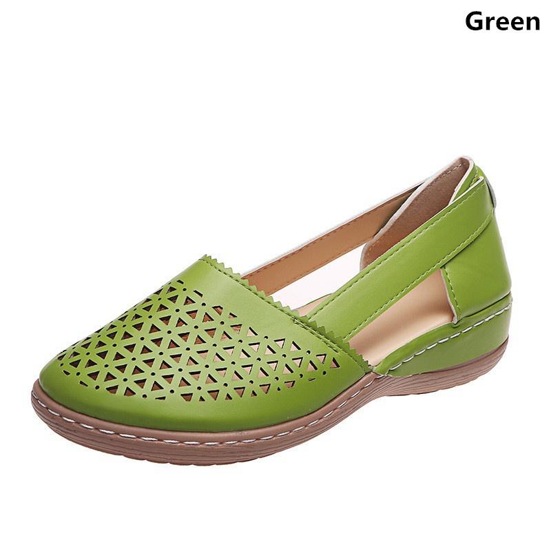 Женские модные сандалии на танкетке — фото 17