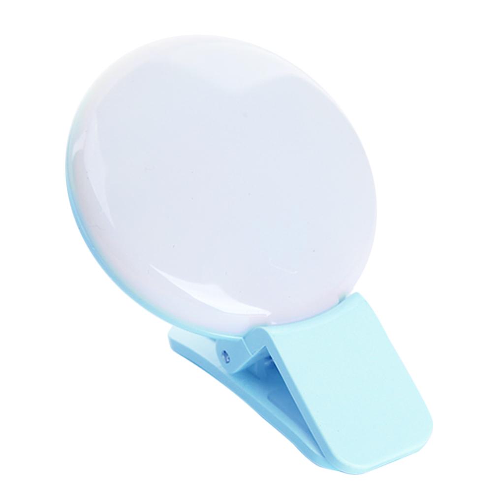 

Светодиодная вспышка для мобильного телефона, лампа для заполняющего света, 3 режима усиления, свет для селфи синий