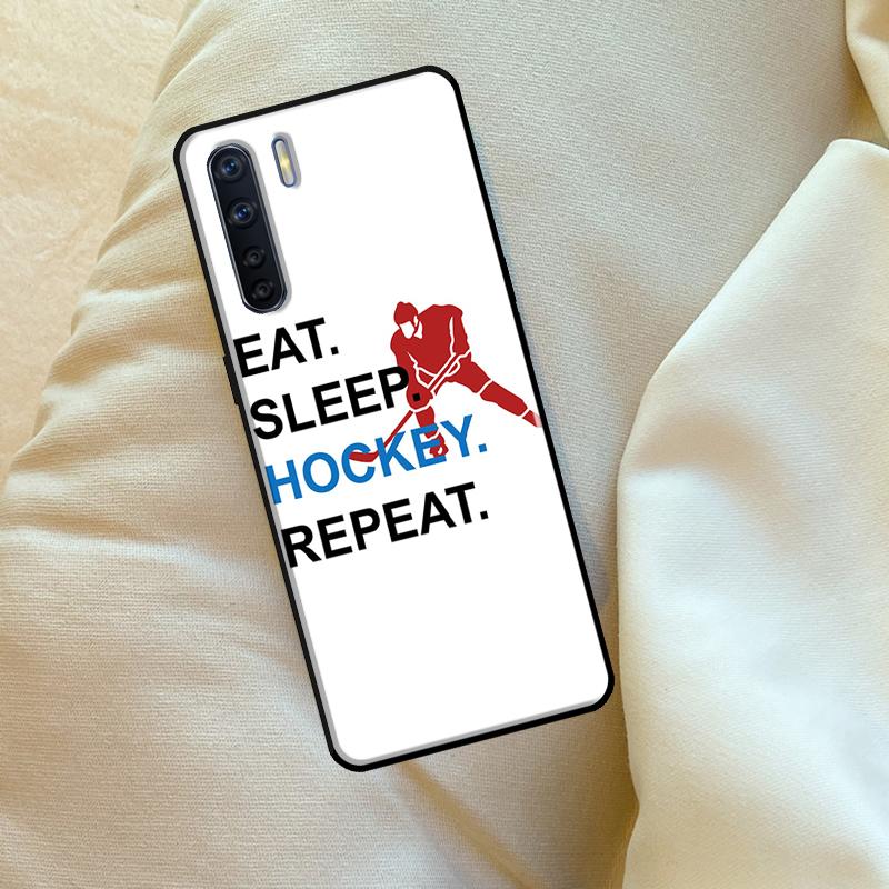 Ice Hockey Player Case For Oppo A6 A5 Pro A15 A57 A17 A54 A74 A94 A76 A16 A96 A40 A60 A80 A18 A38 A58 A78 A98
