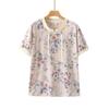 Women's Plus Size Chinese Style Short Sleeve T-Shirt