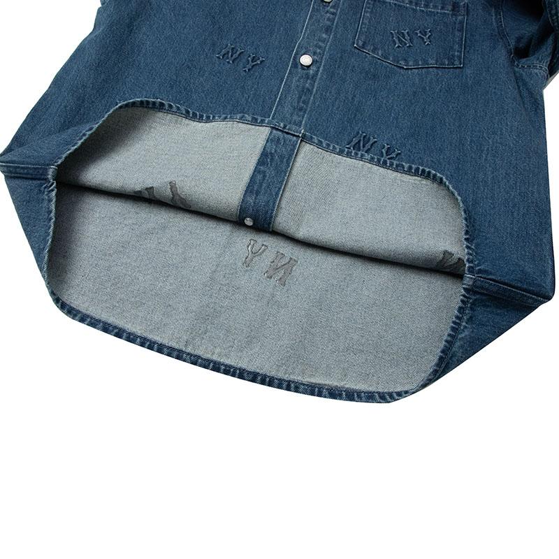 New MLB New York Yankees SS24 Shirt Unisex Blue 3ADRM0841-50INS