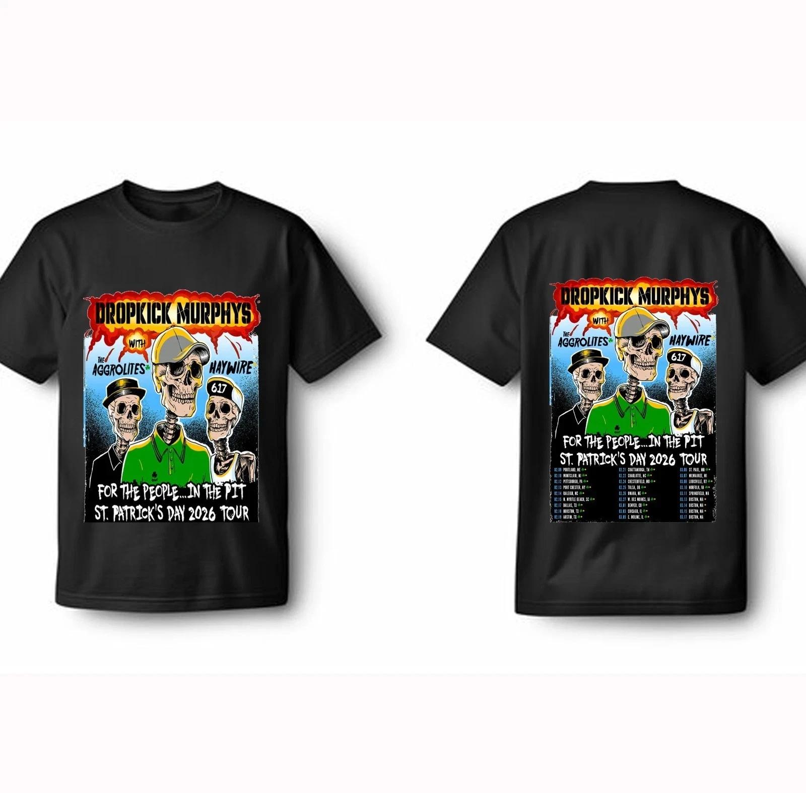 Dropkick Murphys Announces St. Patrick s Day 2026 T shirt S