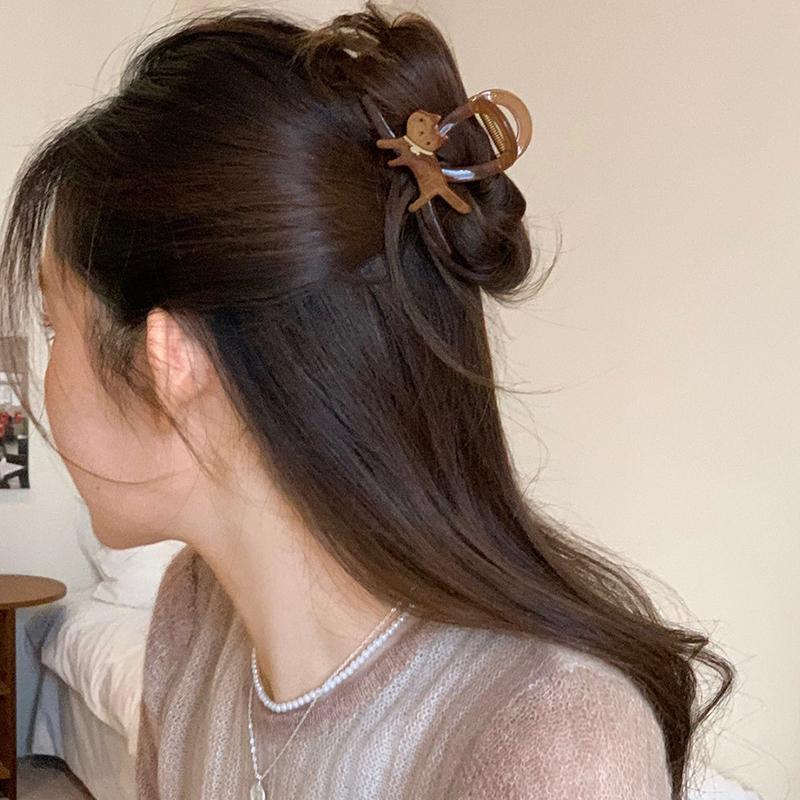 Hollow Hair Claws Girl Ponytail Holder Hairpins Hair Clip Shark Clip Elegant Casual Hair Accessories Headwear