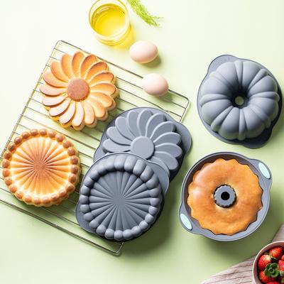 Silikon-Kuchenform, Küche, Backen, Mousse, Kuchenform, DIY, Sonnenblumen-Backen, Silikon-Kuchenformen