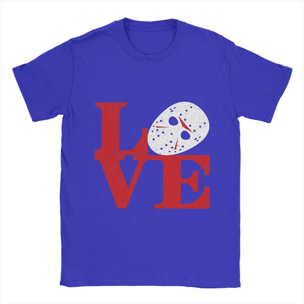 Fridays The 13ths Men's T Shirts  Vintage Tee Shirt Short Sleeve Round Collar T-Shirt Cotton Unique Clothes