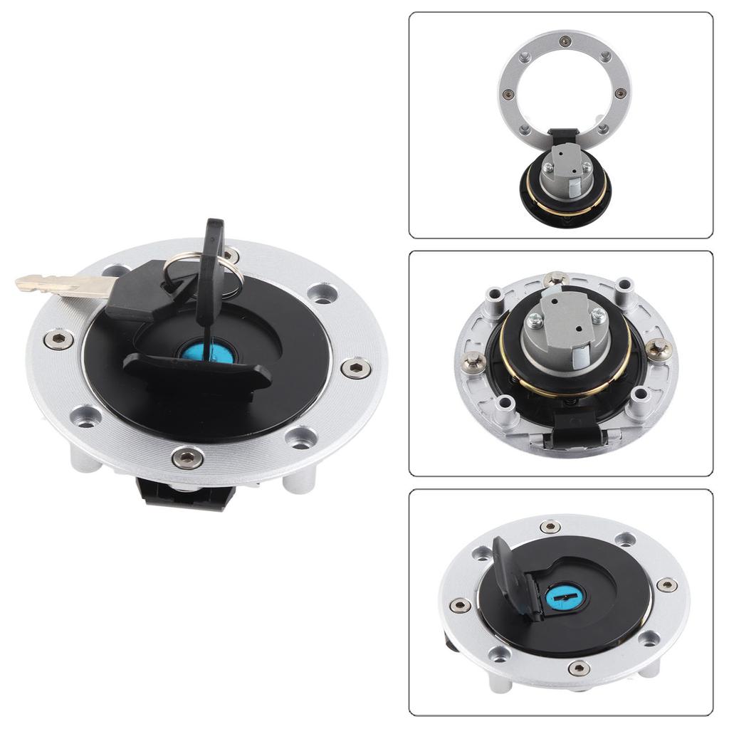 Motorcycle Fuel Gas Cap Tank Cover with 2 Keys for Suzuki R 600 R750 SV1000