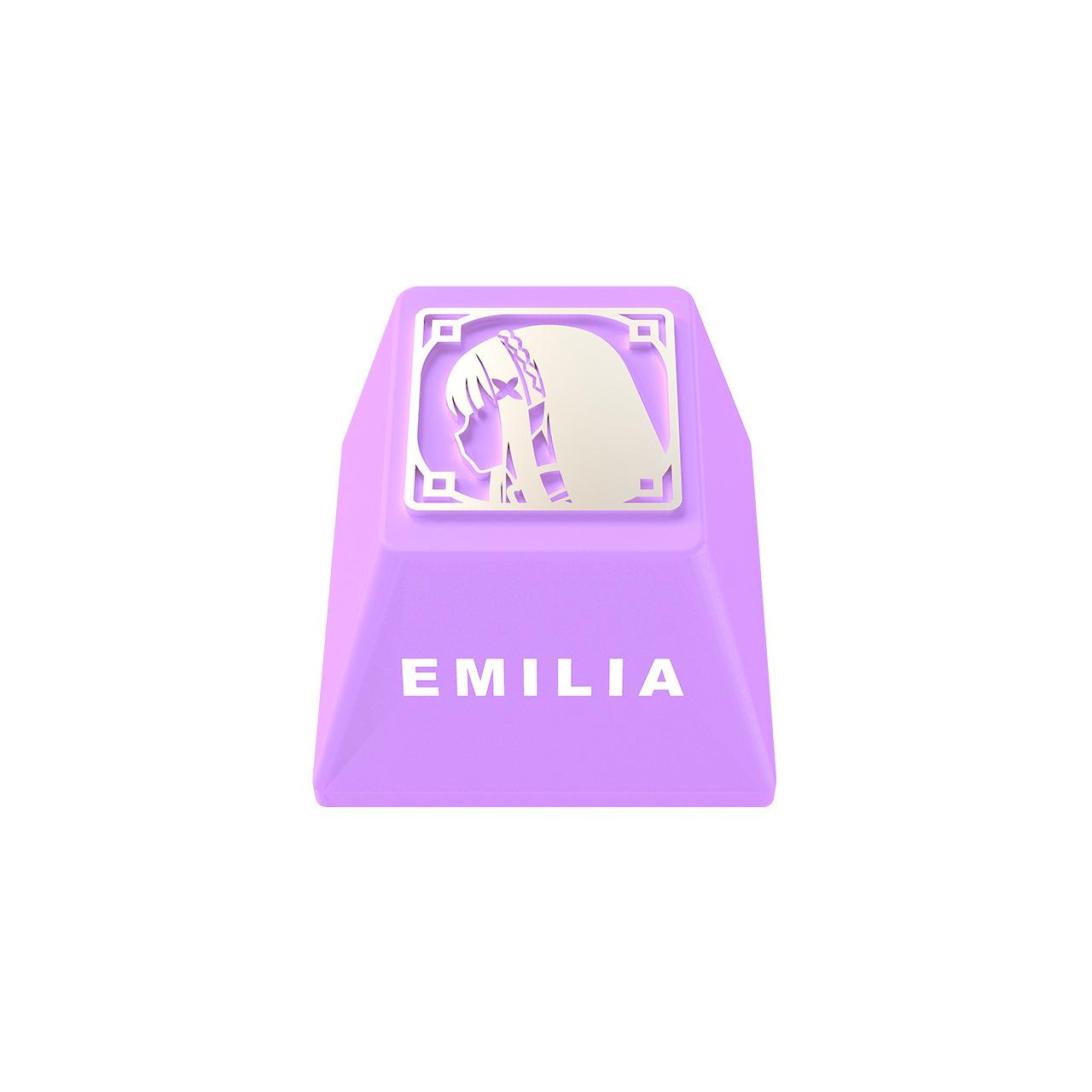 Zhai Dian She Genuine Emilia Keycaps from Re:Zero Anime Series Keycaps