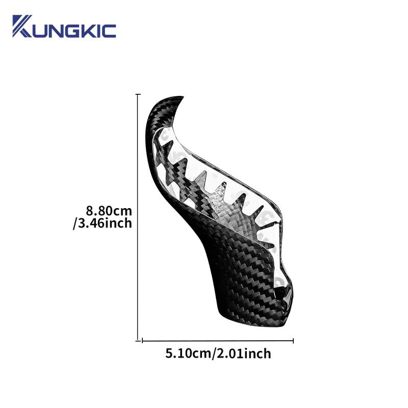 Dry Carbon Fiber For BMW F90 M5 F97 X3M F98 X4M - Automatic Shift Gear Knob Trim Cover Car Retrofitting Accessories