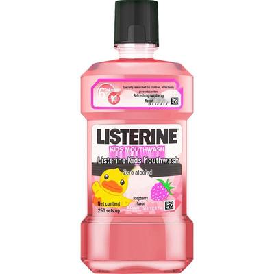 Listerine Kids Ústní voda proti zubnímu kazu, příchuť malina