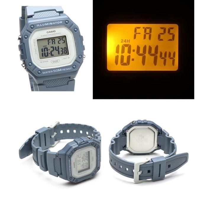 CASIO W-218HC Dusty Blue