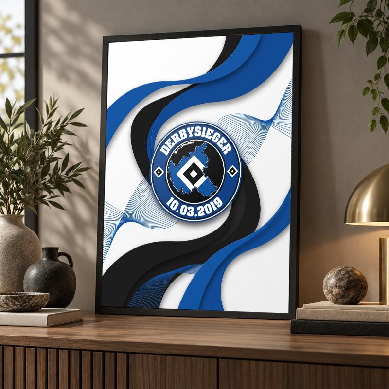 Hamburger SV Football Diamond Painting Kit 5D Full Drill DIY Diamond Mosaic Wall Art Home Decor