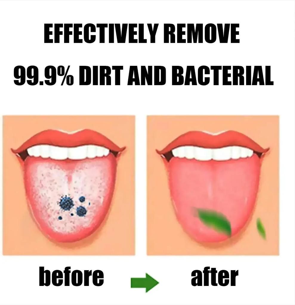 New Silicone Tongue Scraper Cleaner Brush Helps Fight Bad Breath Scrubber For Adults Oral Hygiene Tool