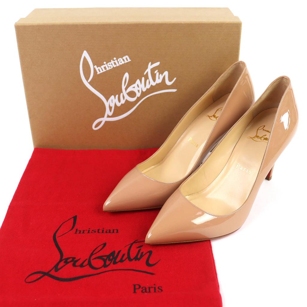 Pristine Christian Louboutin Pumps Pigalle Pointed Toe Patent Leather 37 1100382 Used