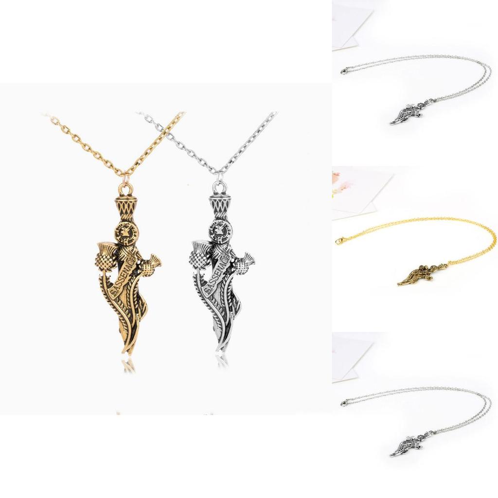 Outlander Sassenach Pendant Necklace With Alloy Craft For Gift Or Travel Souvenir