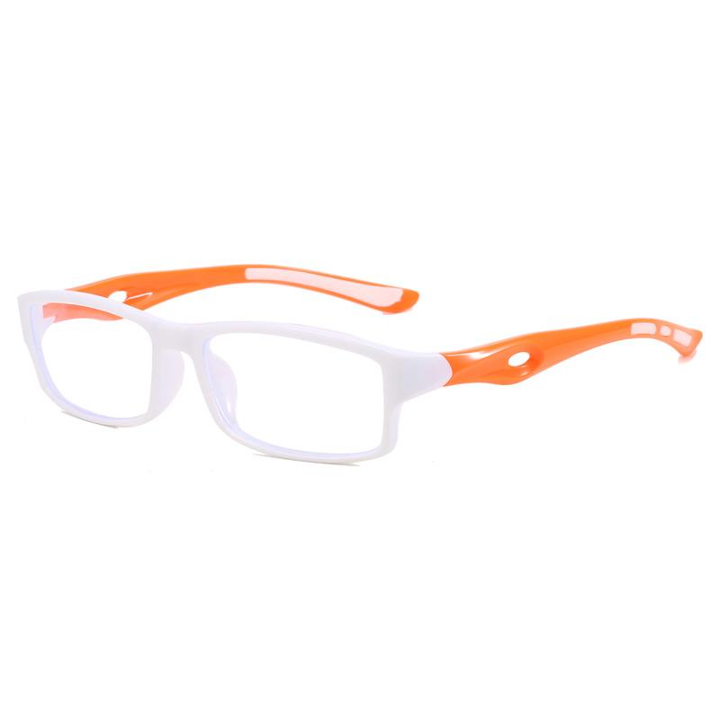 Orange Anti-Reflective Presbyopic Glasses Blue Light Blocking Reading Glasses Unisex Fashion Sports Transparent Reading Eyewear