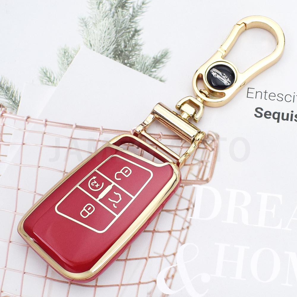 Key Case Fob for VW Golf Polo Tiguan Atlas for Skoda Superb Kodiaq Octavia Karoq for SEAT Ateca Leon 5 Buttons Cover Key Chains
