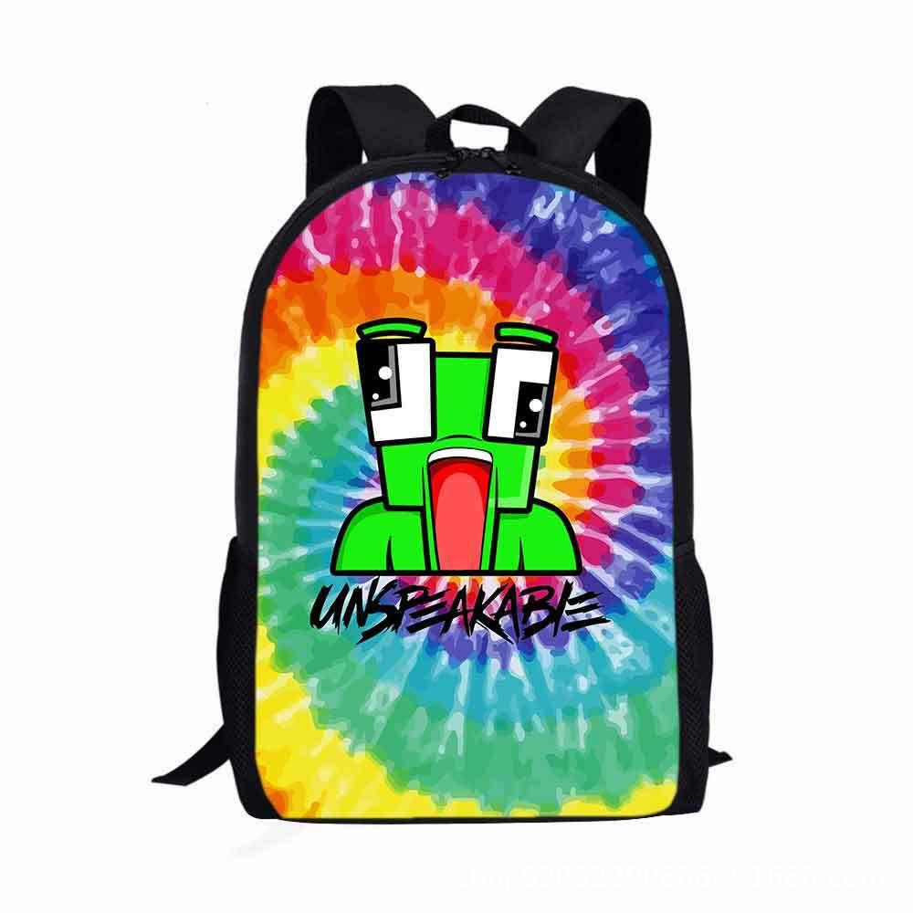 Cute Cartoon Kids Backpack With Logo Suitable For Boys And Girls Durable Oxford Cloth Material