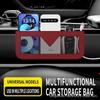 1Pc Premium Faux Leather Car Seat Back Organizer - Multi-Functional Storage Bag, Trash Bin, And Phone Holder Car Organization