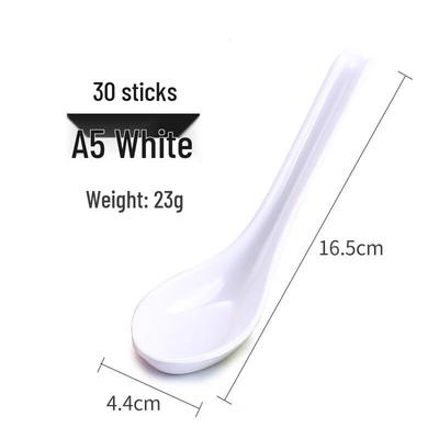 MOLUONA Melamine Soup Spoons
