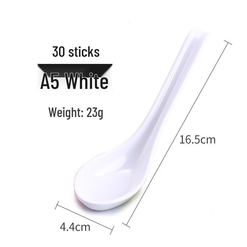 MOLUONA Melamine Soup Spoons
