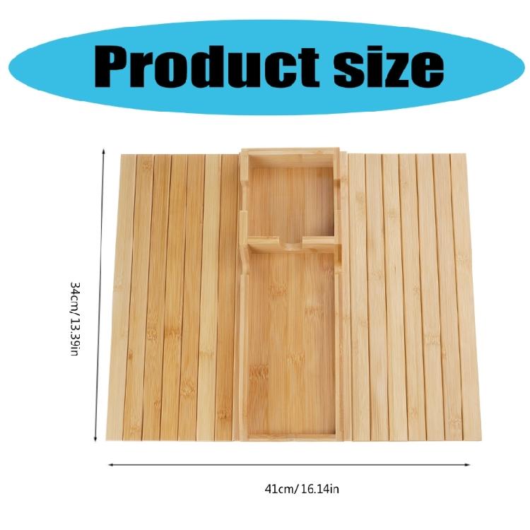 Elegant Wood Loveseat Arm Tray Practical Wood Sofa Side Armrest Tray with Secure Cup Grip for Convenient Use