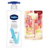 Body Lotion and Mentholatum Lip Balm Set