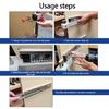 Multifunctional Cabinet Slide Jig Tool with Extendable Rail & Not Slip Grips Positioning Tool for Precise Alignment
