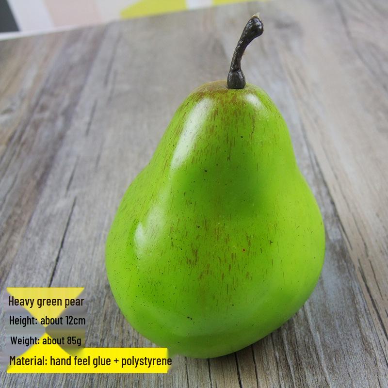 Simulated Fruit & Vegetable Props: Snow Pear, Banana, Grape, Orange for Cabinet Decor