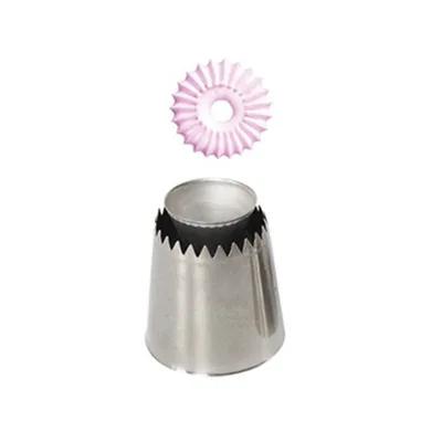 1/2pcs Stainless Steel Romeo Cookie Flower Mouth Cake Mold Baking Tool Cream Decoration Cake Making Tool