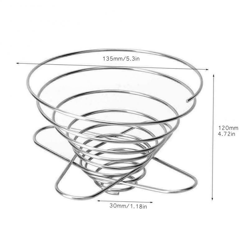 

Reusable Coffee Filter Cup Foldable Portable Spring Mini Stainless Steel Espresso Maker Dripper For Outdoor Camping Accessories 17.5 X 12.5 X 3