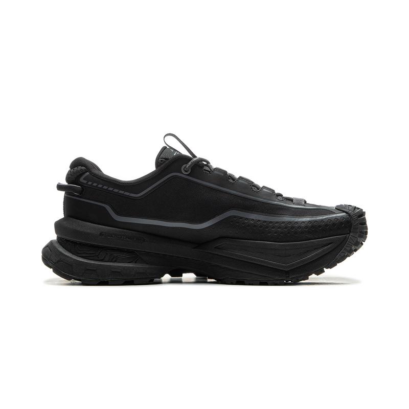 Nowe buty outdoorowe LiNing CF Su Xingchuan odporne na przebicia, niskie, unisex, nocna czerń AHTU023-3