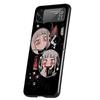 Himiko Toga Waifu Anime MHA Cover Phone Case For Samsung Galaxy Z Flip 7 6 5 4 3 5G Flip7 Flip6 Flip5 Flip4 Flip3 Black Fundas S