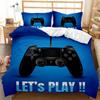 Gaming Duvet Cover Set Gamepad Headset Gaming Theme Bedding Set for Boy Teens Bedclothes Double Queen King Polyester Qulit Cover