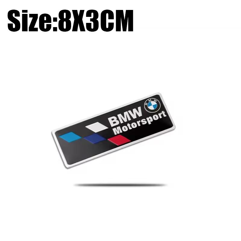 3D Aluminum Car Styling Sticker Body Trunk Decoration Decal Accessories For BMW G80 G06 G07 G42 G14 G15 G16 F82 F20 F21 F83 M2 M