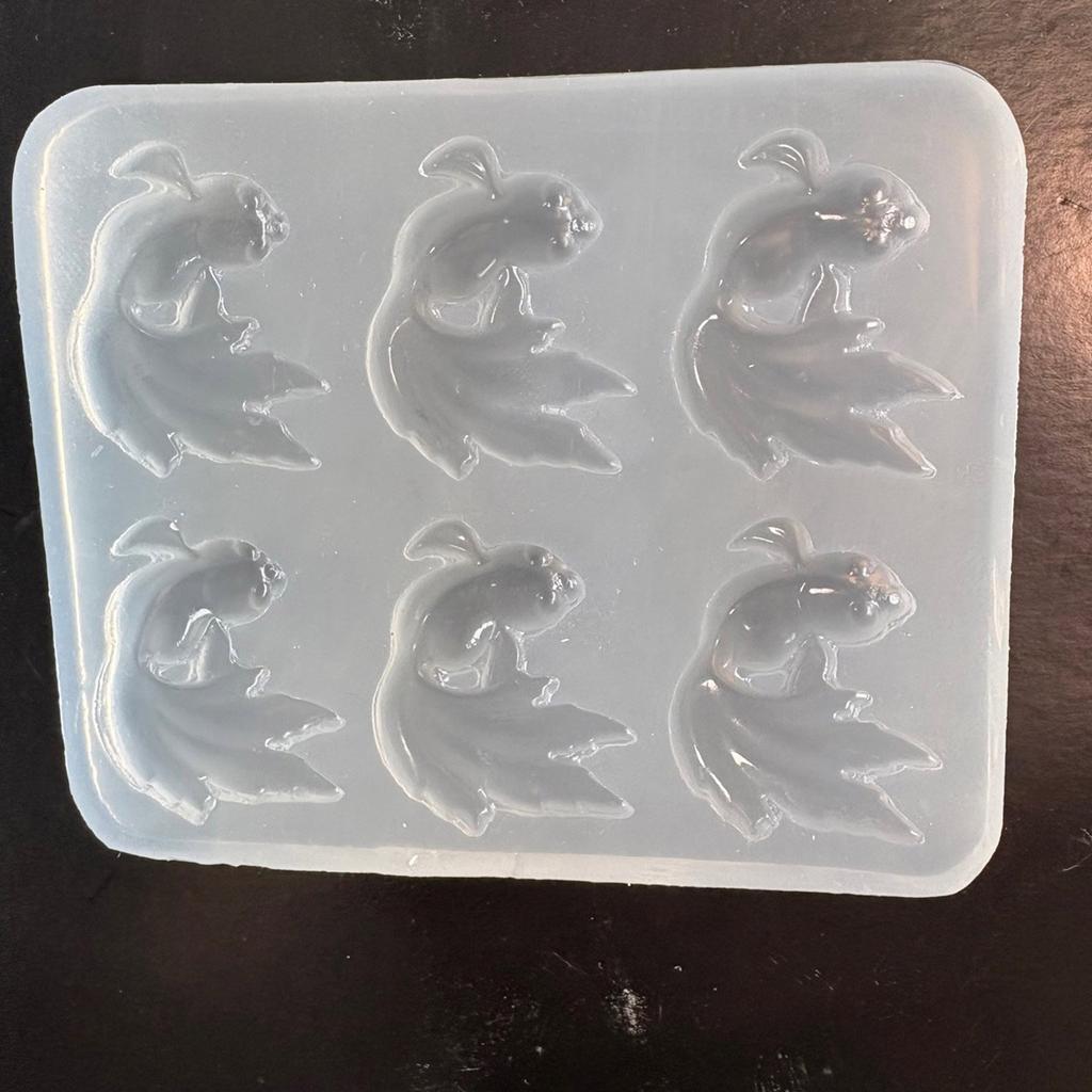 High Detail Silicone Fish Mold For Resin Keychains Jewelry Making Crafting Art Supplies With Realistic Texture