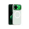 Smorss Skin-Feel Matte Case for Huawei Nova15ultra - Magnetic Full-Coverage Slim Anti-Fingerprint Shockproof Protective Cover, Minimalist Unisex White