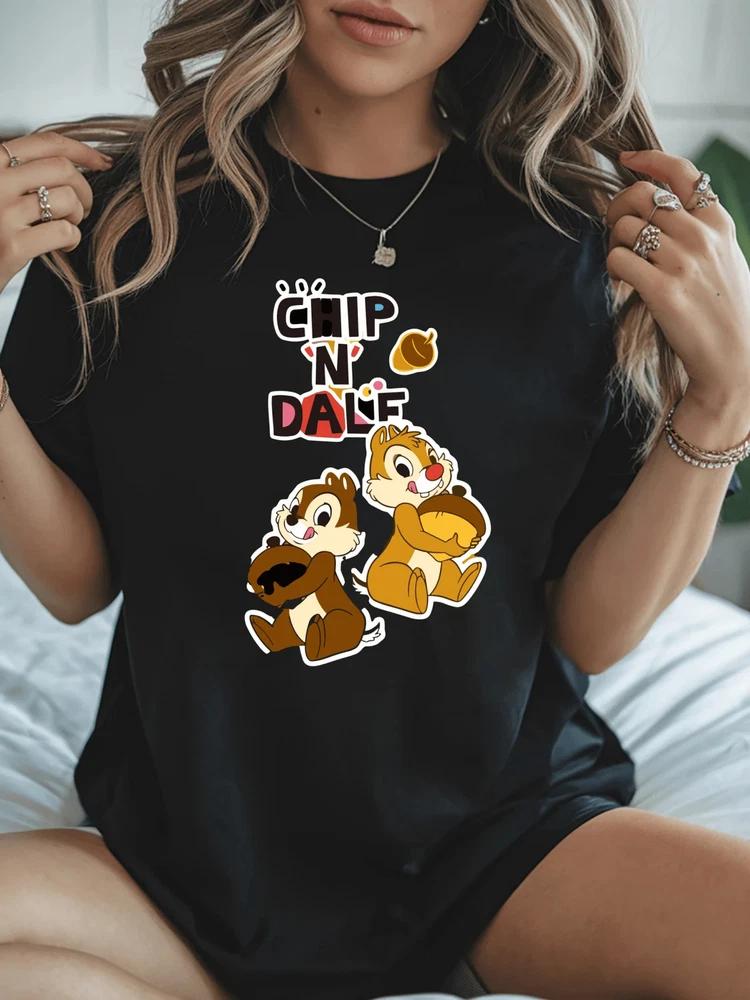 Chip n Dale With Acorn T Shirt Unisex 4 S