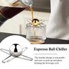 Coffee Cooling Sphere Rapid Temperature Reduction Sphere Stainless Steel Spheres  for Whiskey Cocktails Iced Coffee