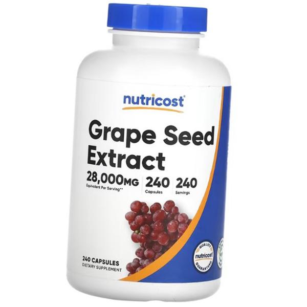 

Grape Seed Extract, 28000, Nutricost 240caps (71647079) 240caps