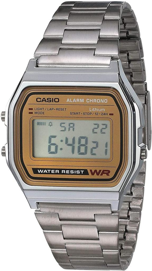 Casio CASIO Standard Digital Wristwatch Gold Overseas Model Imported A158WEA-9 Men's