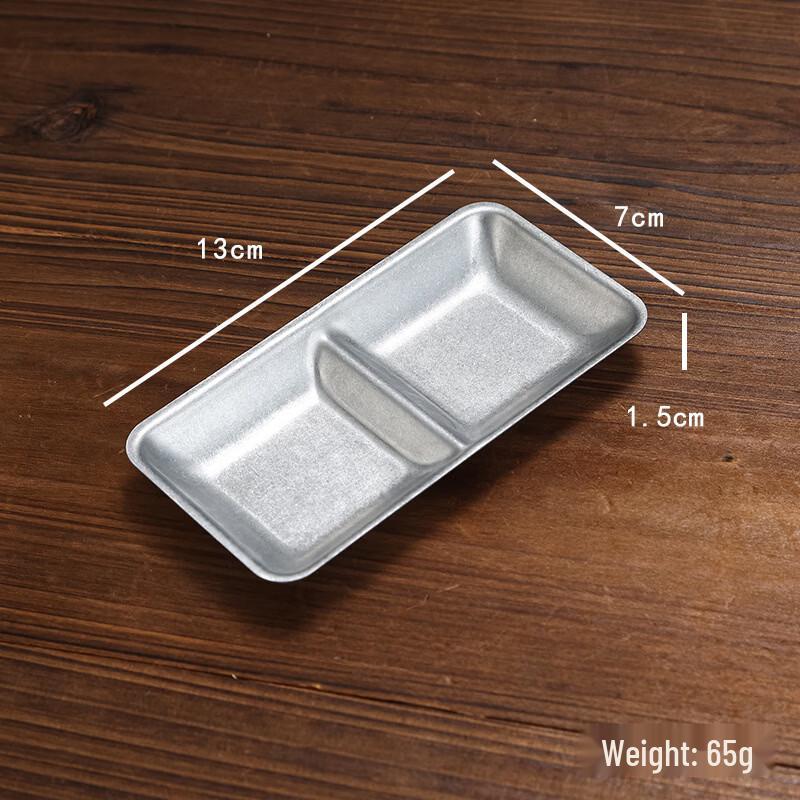 Wutuo Edelstahl 3-Fach Quadratische Dip-Schale