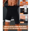 Männer Sauna Schweiß Kurze Hosen Hot Thermo Leggings Bauch Control Shorts Gym Fitness Workout Shorts Shapewear Sauna Anzug Body Shaper schlankheits Unterwäsche