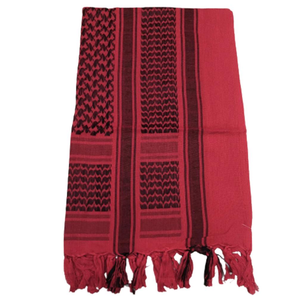 Stylish Shemagh Scarf Arab Headscarf for Men Women Muslim Lightweight Arabian Dubai Headwrap Ethnic Desert Neck Scarf
