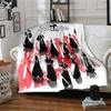 Customiz Name Personality Byakuya Kuchiki (2) Blanket Soft &Warm Sofa Office Bed Travel Lunch Break Blanket, Gift Suitable for All Seasons