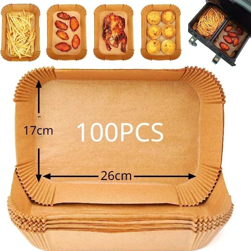 

Special Paper Tray for Air Fryers Food Grade Silicone Oil Paper Oven Microwave Oven Baking Paper Kitchen Accessories