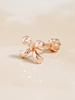 Minimal Piercing 14K 18K Ribbon Shape Piercing
