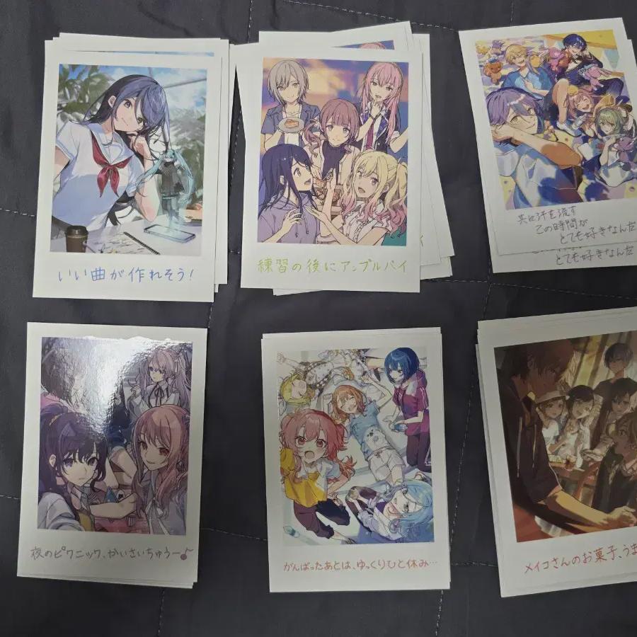 

Pseka Неделя 6 Фотографии-бонусы предзаказа Воспоминания, Все 6 типов полароидов