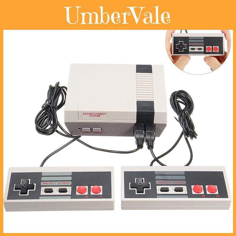 Mini Retro TV-Spielkonsole mit 500 klassischen integrierten Spielen und 2 Controllern für zeitlosen Spaß